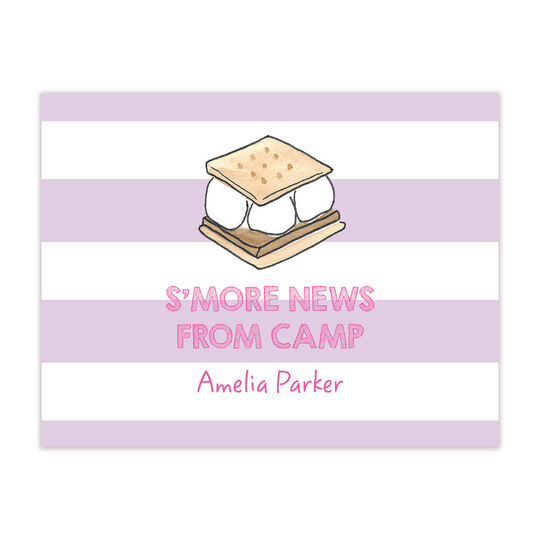 S'more New Camp Flat Postcards